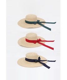 11AM | カラーリボンつば広ハット(ハット)