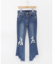 11AM | ハードダメージブーツカットデニム(デニムパンツ)