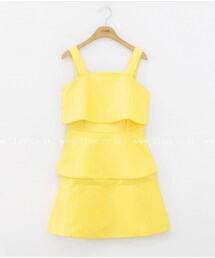 11AM | 3段フレアノースリーブワンピース(ワンピース)