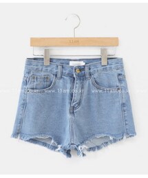 11AM | フリンジカットデニムショーツ(デニムパンツ)
