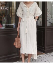 11AM | バルーンスリーブマキシワンピース(ワンピース)