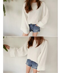 11AM | ワイドスリーブルーズフィットTシャツ(Tシャツ/カットソー)