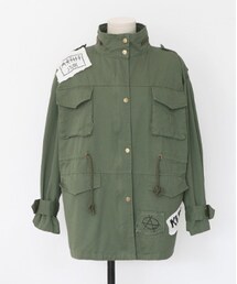 11AM | エッジカラールーズミリタリージャケット(テーラードジャケット)