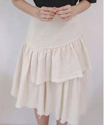 11AM | アンバランスフリルスカート(スカート)