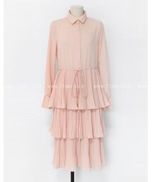 11AM | ロマンチックプリーツワンピース(ワンピース)