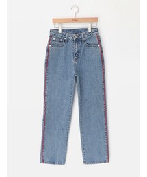 11AM | サイド配色ラインデニム(デニムパンツ)