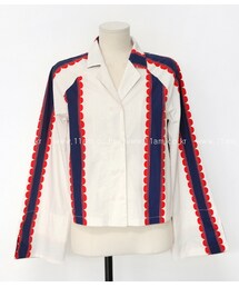 11AM | ワイドスリーブスカラップパターンシャツ(シャツ/ブラウス)