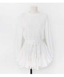 11AM | ワントーンシンプルニット&スカート(ワンピース)