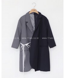 11AM | ストリングポイントアンバランスジャケット(テーラードジャケット)