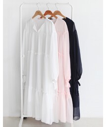 11AM | ナチュラルシフォンワンピース(ワンピース)