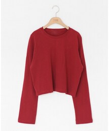 11AM | シンプルクロップドTシャツ(Tシャツ/カットソー)