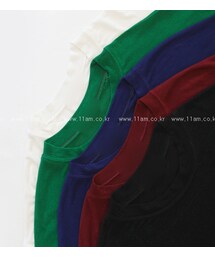 クリーミーシンプルTシャツ(Tシャツ/カットソー)