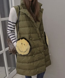 11AM | シンプルステッチダウンベスト(ベスト)