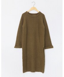 11AM | サイドスリットロングニット(ワンピース)