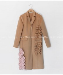 11AM | ラッフルフリルポイントチェスターコート(トレンチコート)