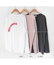 レタリングロゴTシャツ(Tシャツ/カットソー)