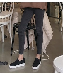 11AM | 裏起毛ハイストレッチスキニーパンツ(その他パンツ)