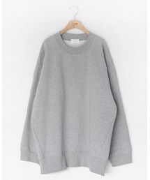 11AM | オーバーサイズロング丈裏起毛スウェット(スウェット)