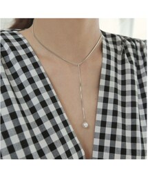 パールポイントネックレス(ネックレス)