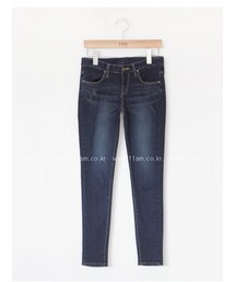 ナチュラルウォッシュ加工裏起毛スキニージーンズ(デニムパンツ)