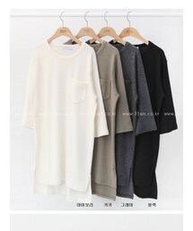 ルーズ7分袖ロングTシャツ(Tシャツ/カットソー)