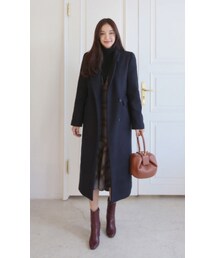 フェミニンスリムロングコート(その他アウター)