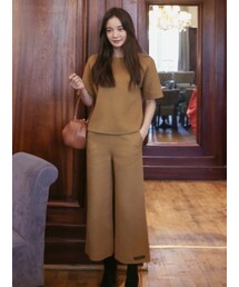 11AM | ショート丈ウール半袖ブラウス(ニット/セーター)