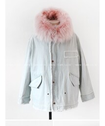 pink denim-jumper(デニムジャケット)