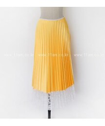 レースコンビプリーツスカート(スカート)