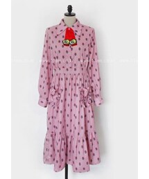 ガーリッシュフラワーパターンワンピース(ワンピース)