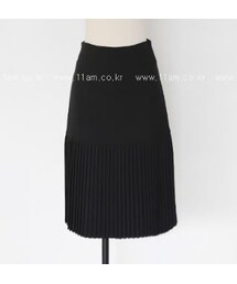 シンプルダブルジャケットx切り替えプリーツスカート(スカート)