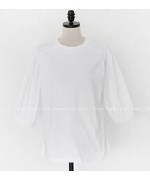 ガーリッシュパフスリーブTシャツ(Tシャツ/カットソー)