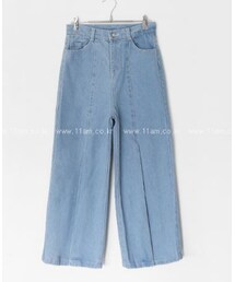 ハイウエストスリットワイドパンツ(その他パンツ)