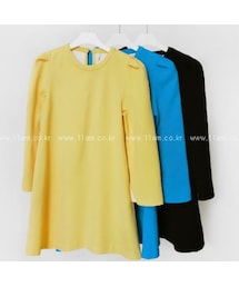 *MadeBy11am*パフスリーブAラインワンピース(ワンピース)