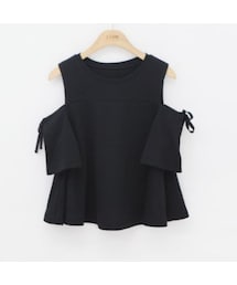 *MadeBy11am*オフショルダーフレアTシャツ(Tシャツ/カットソー)