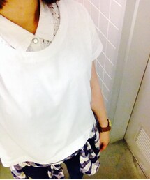 Heather | 白ティシャツ(Tシャツ/カットソー)