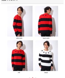 MANIERA | <br>スターボーダーニット15／MANIERA／全２色:楽天 http://item.rakuten.co.jp/wildparty/05530400091/?scid=we_lne_upc1554(ニット/セーター)
