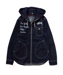 STUSSY | デニムパーカー(パーカー)