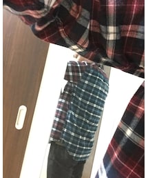 bsr | bsr ネルシャツ 後ろ側(シャツ/ブラウス)