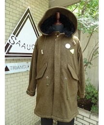 STORAMA | STORAMA : リフレクターバッジフリースモッズコート(KHAKI)(モッズコート)