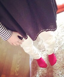 RAY CASSIN | ホワイトスキニー(その他パンツ)