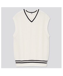 UNIQLO | オーバーサイズVネックベスト / サイズ M(ベスト)