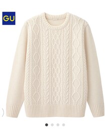 GU | ケーブルニット(ニット/セーター)