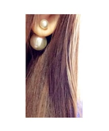 K.uno | ダブルパールピアス。(ピアス（両耳用）)