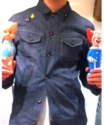 DENHAM | イタリアのcandianiという生地を使ったリジットデニム生地のデニムジャケットです。いわゆる育てるGジャンです笑(デニムジャケット)