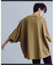 WEARISTA tai × INTER FACTORY ショルダージップスーパービッグTシャツ | WEARISTA tai × INTER FACTORY ショルダージップスーパービッグTシャツ(Tシャツ/カットソー)