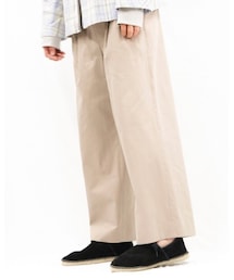 URU | URU COTTON 2TUCK PANTS(チノパンツ)