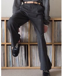 SUNSEA | SUNSEA N.M BRUSHED PANTS(スラックス)