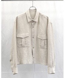 URU | LINEN L/S SHORT LENGTH SHIRTS(シャツ/ブラウス)