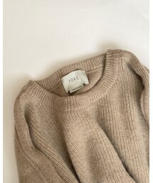 YOKE | 7G ALPACA WOOL C/RIB S/KNIT(ニット/セーター)